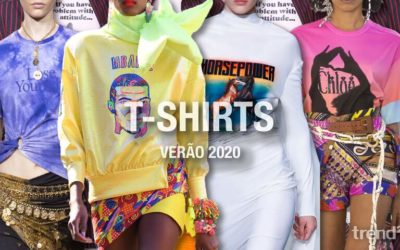 Tendências T-shirts Verão 2020